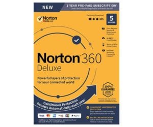 Norton 360 Deluxe – 5 laitetta