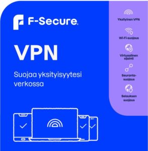 F-Secure VPN – 5 laitetta, 1 vuosi