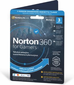 Norton 360 for Gamers – 3 laitetta, 1 vuosi